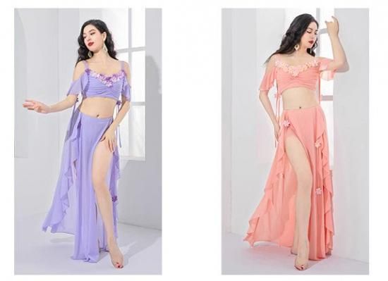 ❣️限定セール❣️新品 豪華ベリーダンス衣装 ベールスリーブ付ブラ＆スリットスカート 楽天市場】ベリーダンス 衣装 ブラ ベルト パール しずく 上下 2