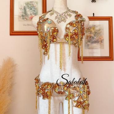 ベリーダンス衣装デザイナーズコスチュームARZU【アールズ】096