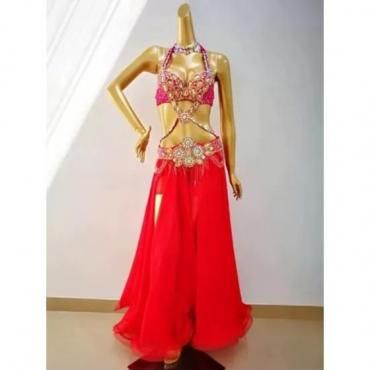 ベリーダンス衣装 ミラーヤドレス ブラック ML0986 - ベリーダンス衣装