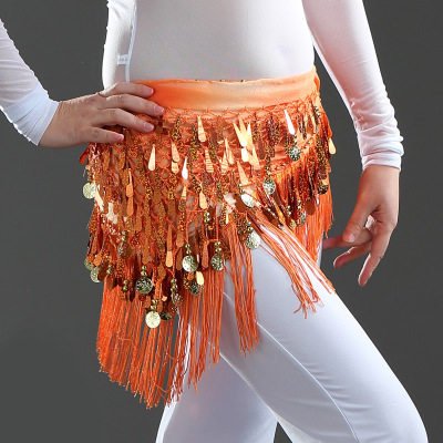 ベリーダンス衣装 フリンジコインヒップスカーフ lw0766 - ベリーダンス衣装・レディースファッション【Salalah】
