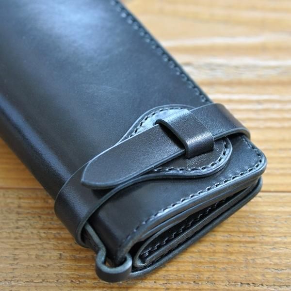 栃木レザー使用] レザー財布 (ロングウォレット) ベルト | 革