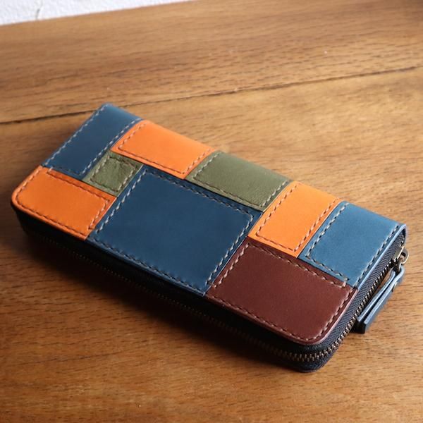 様 栃木レザー サドルレザー ロングウォレット ワニ革 フラットヘッド