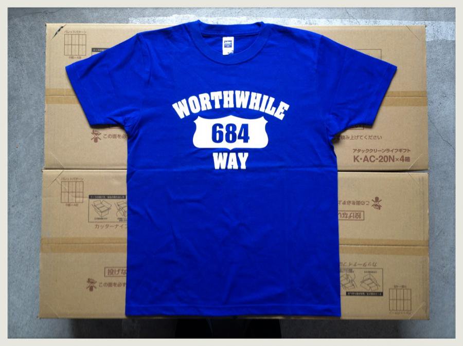 WORTHWHILE WAY - COLLEGE (T-SHIRTS/BLUE)