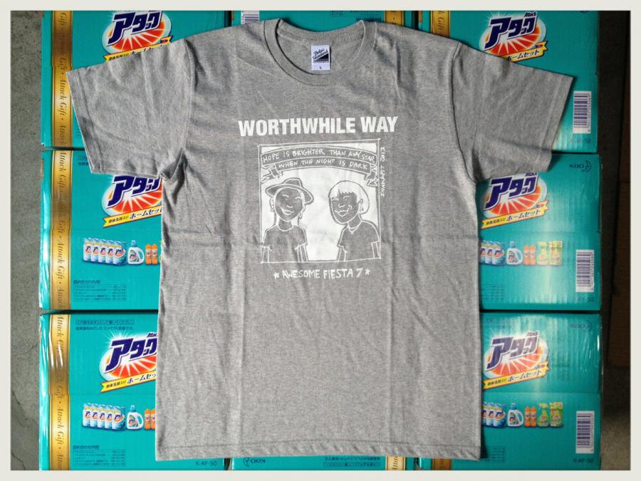 WORTHWHILE WAY - AWESOME FEST 7 PORTRAIT (T-SHIRTS/GRAY)