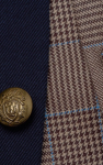 C&R / wool glen check (Vest) / Brown「4」