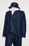 C&R / Kevlar denim wash3P Suit (Jacket + Vest + Pants) / Navy「6」