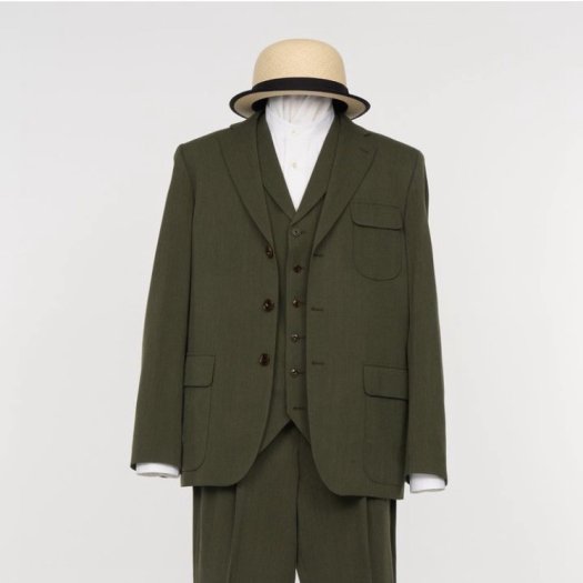 C&R / Modal Wool Military (Vest) / khaki9