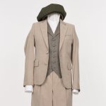 C&R / Ultra fine ridges corduroy fabric 2P Suit (Jacket + Pants) / beige「2」