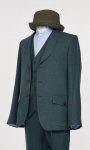 C&R / linen wool shawl  (Jacket ) / Navy「8」