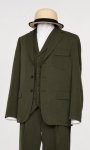 C&R / Modal Wool Military 2P Suit (Jacket + Pants) / khaki「9」