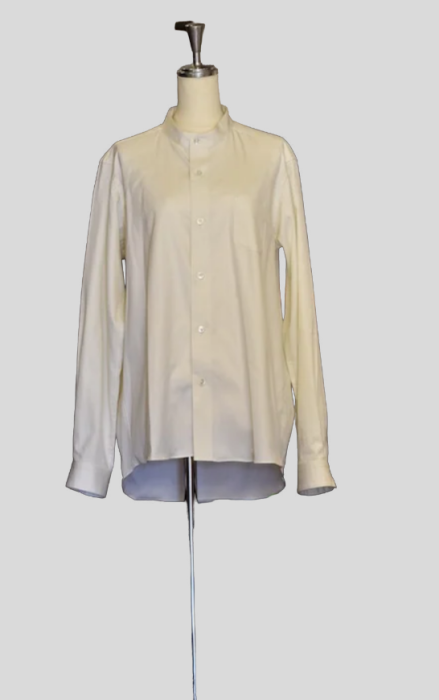 C&R / stand collar shirt( 3 colors |off white, Creamer, Sax Blue) 