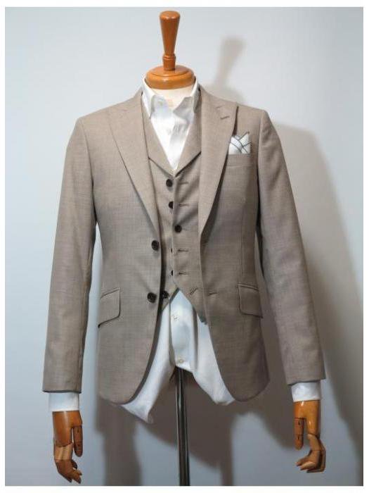 <img class='new_mark_img1' src='https://img.shop-pro.jp/img/new/icons10.gif' style='border:none;display:inline;margin:0px;padding:0px;width:auto;' /> | 󥰥֥쥹ƥåɥ꡼ԡ / Custom-made suit | Single-breasted three-piece suit
