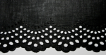 綿レース/Cotton Lace 　黒 Black　14m