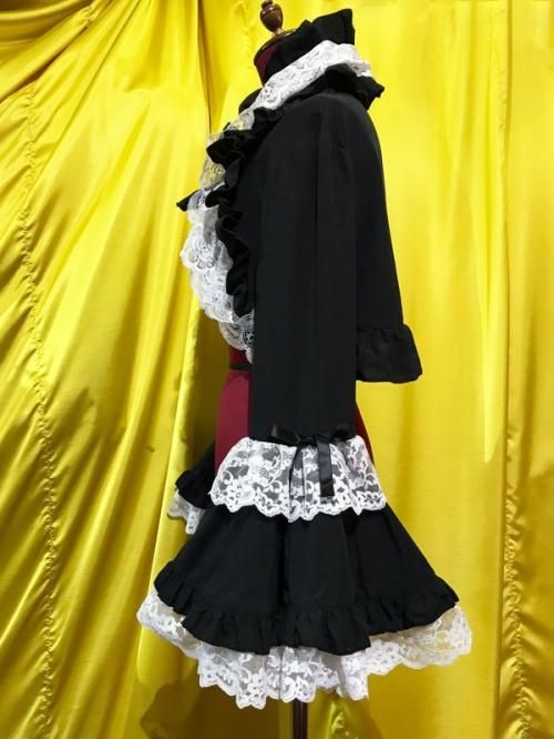 【MARBLE】マーブル　総フリル姫袖ボレロ：黒×白レースを販売する通販ページです。ATELIER PIERROT