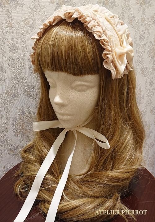 Atelier Pierrot アトリエピエロ レースフリルヘッドドレスを販売する通販ページです Atelier Pierrot アトリエピエロ レースフリルヘッドドレスを販売する通販ページです