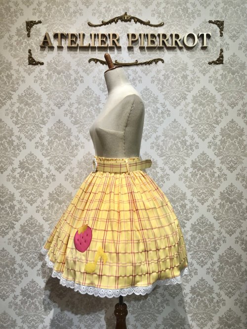 【Violet Fane】ヴァイオレットフェーン　 HAPPY TARTANS スカート　(イエロー)を販売する通販ページです。