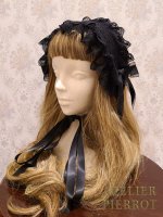 【ATELIER PIERROT】romanesque headdress  ロマネスクヘッドドレス　Black  