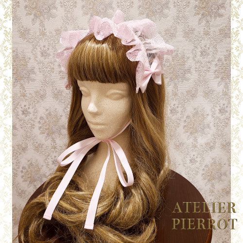 ATELIER PIERROT】アトリエピエロ レースリボンヘッドドレス を販売 