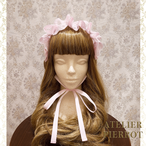 ATELIER PIERROT】アトリエピエロ レースリボンヘッドドレス を販売