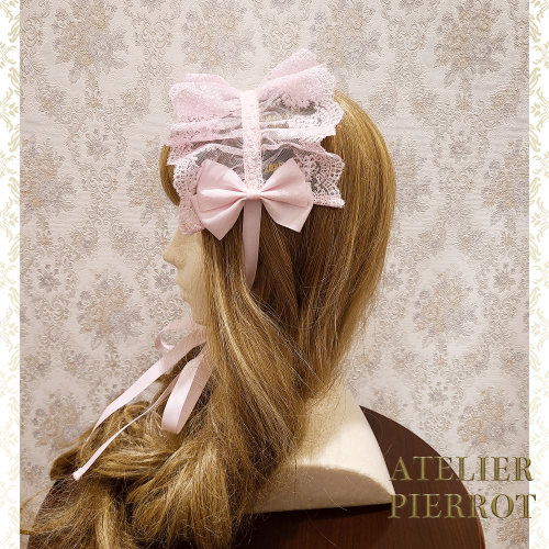 ATELIER PIERROT】アトリエピエロ レースリボンヘッドドレス を販売