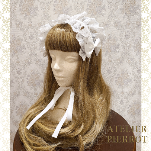 Atelier Pierrot アトリエピエロ レースリボンヘッドドレス を販売する通販ページです Atelier Pierrot アトリエピエロ レースリボンヘッドドレス を販売する通販ページです