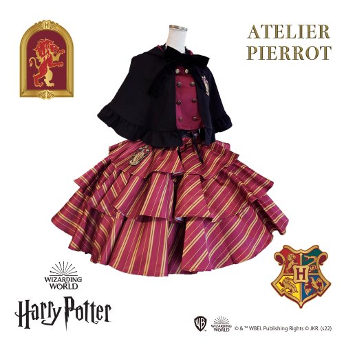 【ATELIER PIERROT】ハリー・ポッター　 フリルコルセットスカート　グリフィンドール　 - ATELIER-PIERROT アトリエピエロ