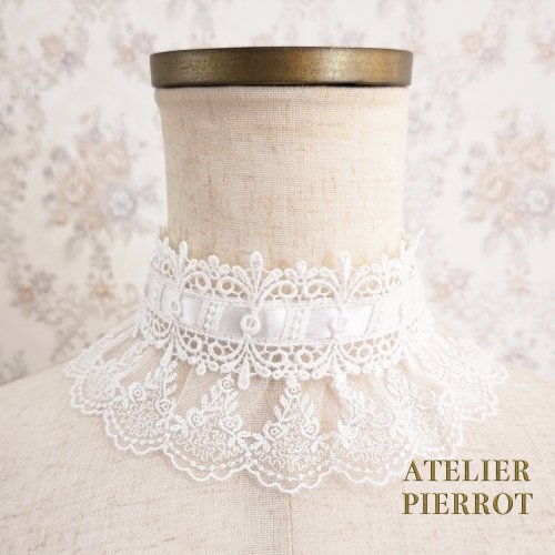 ATELIER PIERROT】アトリエピエロ 梯子レースチョーカーを販売する通販