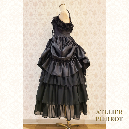 【ATELIER PIERROT】アトリエピエロ　ロングバッスルジャンパースカートを販売する通販ページです。