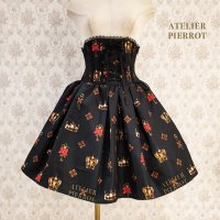 【ATELIER PIERROT】アトリエピエロ　Royal Crown コルセットスカート　ブラック