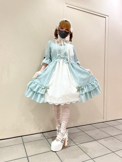 【Pina sweet collection】ピナスイートコレクション　●予約● アリアドネワンピース　ミント×白レースを販売する通販ページです。