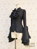 【ATELIER PIERROT】アトリエピエロ　Louise Jabot Blouse  ルイーズ ジャボタイ ブラウス　Black<img class='new_mark_img2' src='https://img.shop-pro.jp/img/new/icons1.gif' style='border:none;display:inline;margin:0px;padding:0px;width:auto;' />