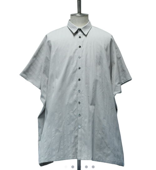 MiDiom】ミディオム Square Big Shirt Light Greyを販売する通販ページ