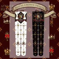 【ATELIER PIERROT】アトリエピエロ　Royal Crown　タイツ    White/Black
