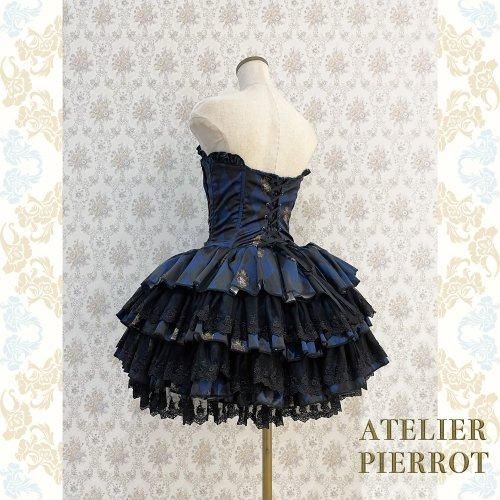 【ATELIER PIERROT】ミニコルセットワンピース ブルー即購入可能です