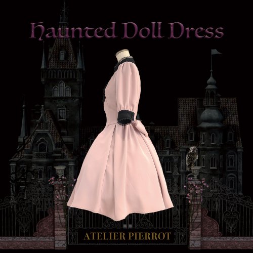 ATELIER PIERROT】アトリエピエロ Haunted Doll Dress グレー×ホワイト