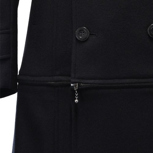 MiDiom】ミディオム Zip Long P Coat Blackを販売する通販ページです。
