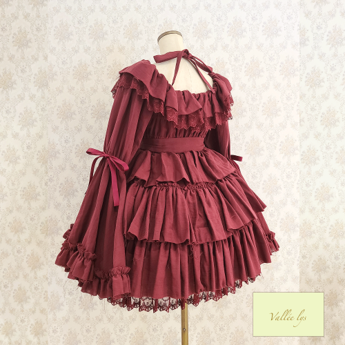 【Vallée lys】ヴァレリス　Coquelicot Dress -gauze-を販売する通販ページです。