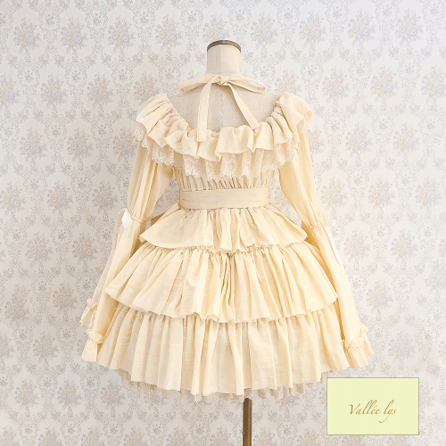 【Vallée lys】ヴァレリス　Coquelicot Dress -gauze-を販売する通販ページです。