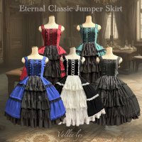 Vallée lysۥꥹEternal Classic Jumper SkirtBordeaux/Green/Navy/Black White/ Black