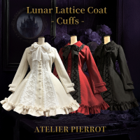 ATELIER PIERROTۡLunar Lattice Coat - CuffsWhite/Bordeaux/Blackեо