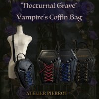 <img class='new_mark_img1' src='https://img.shop-pro.jp/img/new/icons1.gif' style='border:none;display:inline;margin:0px;padding:0px;width:auto;' />ATELIER PIERROT Nocturnal GraveVampire's Coffin Bag Bordeaux/Navy/Black 2025ǯ1~2ͽ