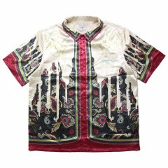 <img class='new_mark_img1' src='https://img.shop-pro.jp/img/new/icons50.gif' style='border:none;display:inline;margin:0px;padding:0px;width:auto;' />GRIMEY　HOPE UNSEEN ALL OVER PRINT BUTTON UP SHIRT