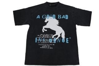 <img class='new_mark_img1' src='https://img.shop-pro.jp/img/new/icons50.gif' style='border:none;display:inline;margin:0px;padding:0px;width:auto;' />A Good Bad Influence  horse logo washed T  BLACK