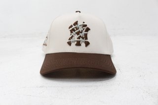 <img class='new_mark_img1' src='https://img.shop-pro.jp/img/new/icons50.gif' style='border:none;display:inline;margin:0px;padding:0px;width:auto;' />TWO 18 WORLD FAMOUS NY SNAPBACK CAP【NATURAL×BROWN】