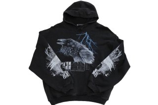 <img class='new_mark_img1' src='https://img.shop-pro.jp/img/new/icons50.gif' style='border:none;display:inline;margin:0px;padding:0px;width:auto;' />A Good Bad InfluenceThunder CROW HOODIE -BLACK