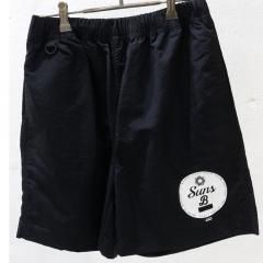 SUNS B BLANKNYLONSHORTS BLACK
