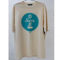 SUNS B BLANK Circle logo Big silhouette T