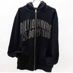 BILLIONAIRE BOYS CLUBClassic Curve Logo Full Zip Hoodie