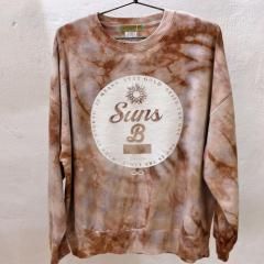 SUNS B BLANKCircle logo Sweatcafe au lait