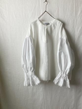 一点もの》＊フリル袖のブラウス＊（typeB） French antique